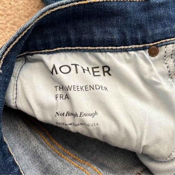 MOTHER Jeans Weekender Fray size 27 - Picture 8 of 12